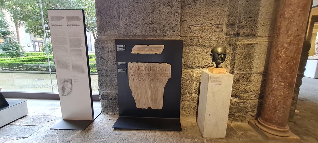 Herculaneum. April 2023.
Displayed items in “Campania Romana” gallery of Naples Archaeological Museum. Photo courtesy of Giuseppe Ciaramella.